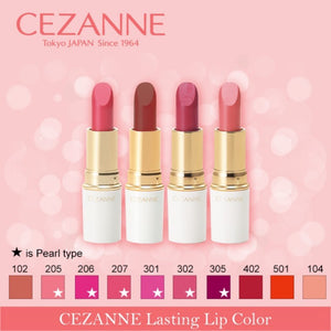 Cezanne Lasting Lip Colour / Gloss Lip - 8 colours